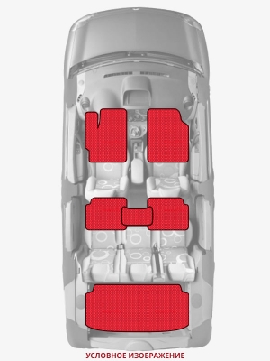 ЭВА коврики «Queen Lux» комплект для Audi A5 (2G)