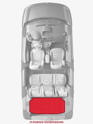 ЭВА коврики «Queen Lux» багажник для Geely MK Cross